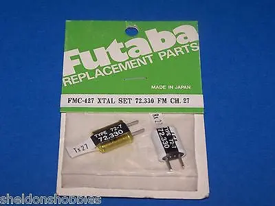 Futaba (Fm 72.330) Tx/Rx Crystal Set Channel 27 #Fmc-427 1