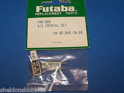 Futaba D/C Crystal Set (Fm 50.900) Tx/Rx Channel 05 #Fmc-805 1