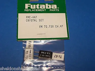 Futaba Crystal Set (Fm 72.730) Tx/Rx Channel 47 #Fmc-447 1