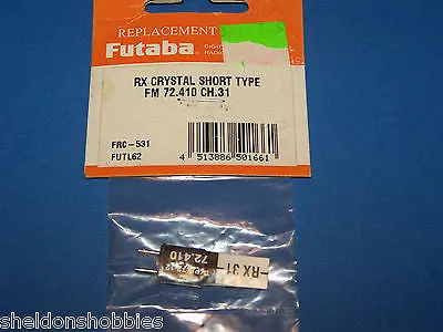 Futaba Rx Crystal Short Type (Fm 72.410) Channel 31 #Frc-531 1