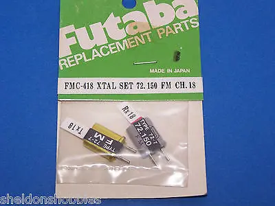 Futaba Crystal Set (Fm 72.150) Tx/Rx Channel18 #Fmc-418 1