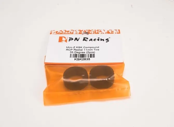 Pn Racing Mini-Z Ksk Compound Rcp Radial 11Mm Tire 40 Degree (2Pcs) 1