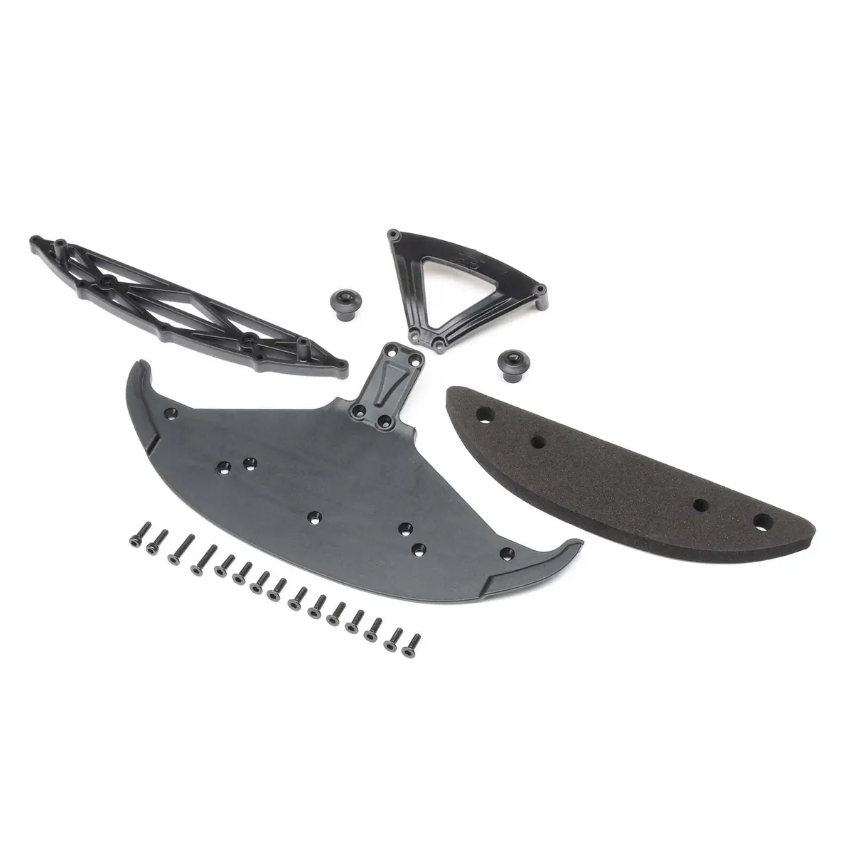 Losi Front Bumper & Splitter: Nascar 1