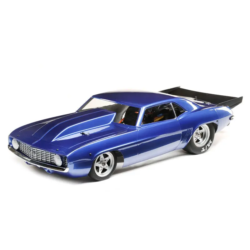 1/10 '69 Camaro 22S 2Wd No Prep Drag Car Brushless Rtr, Blue - Los03035t2 1