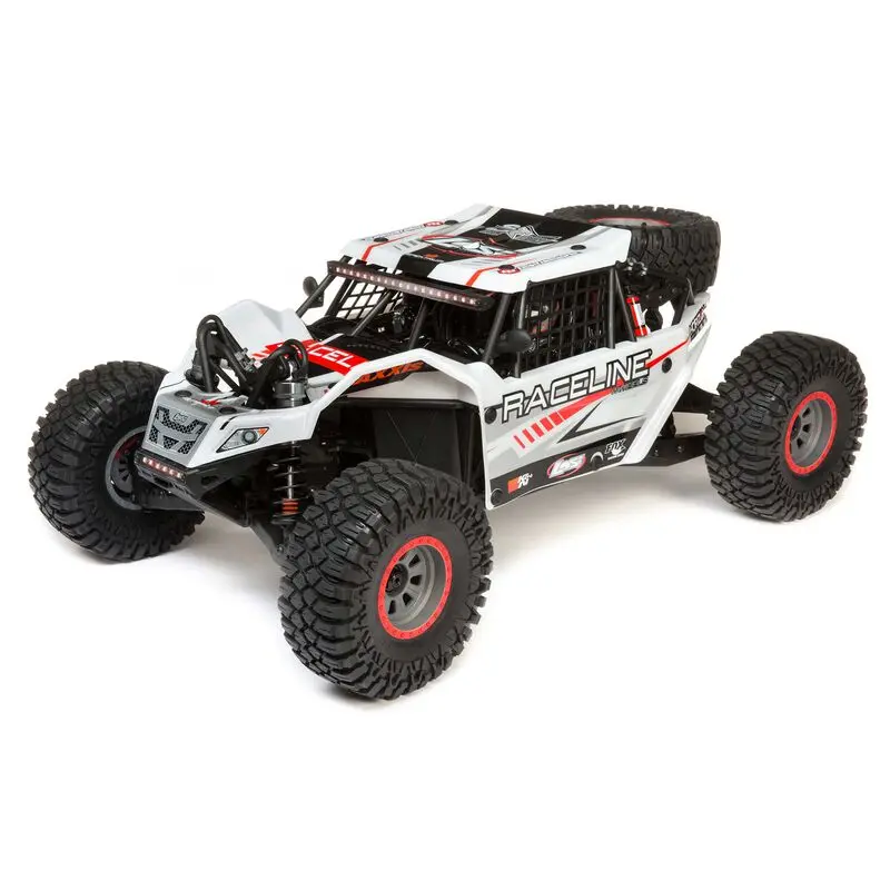 1/6 Super Rock Rey V2 4Wd Rock Racer Brushless Rtr White - Los05016v2t1 1