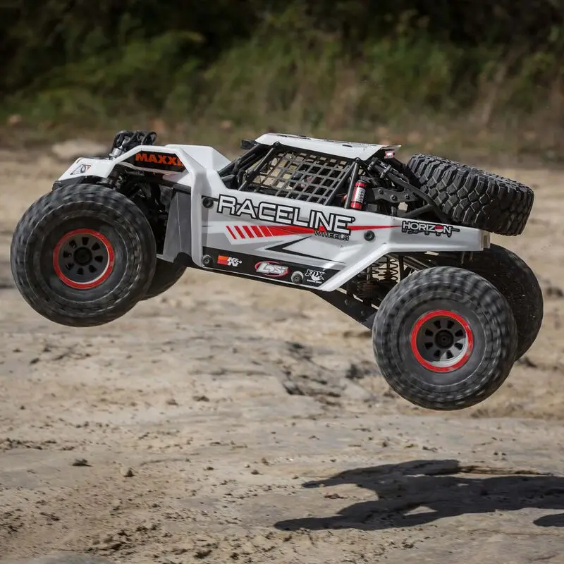 1/6 Super Rock Rey V2 4Wd Rock Racer Brushless Rtr White - Los05016v2t1 2