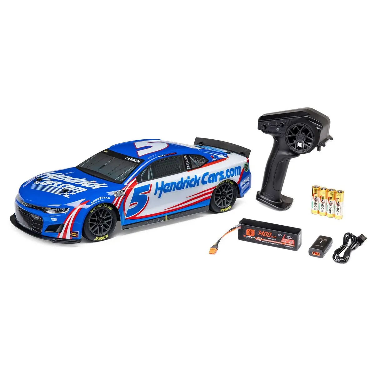 1/12 Losi Nascar Awd Rc Racecar, Kyle Larson No. 5 Hendrickcars.Com 2024 Chevrolet Zl1 Camaro 2