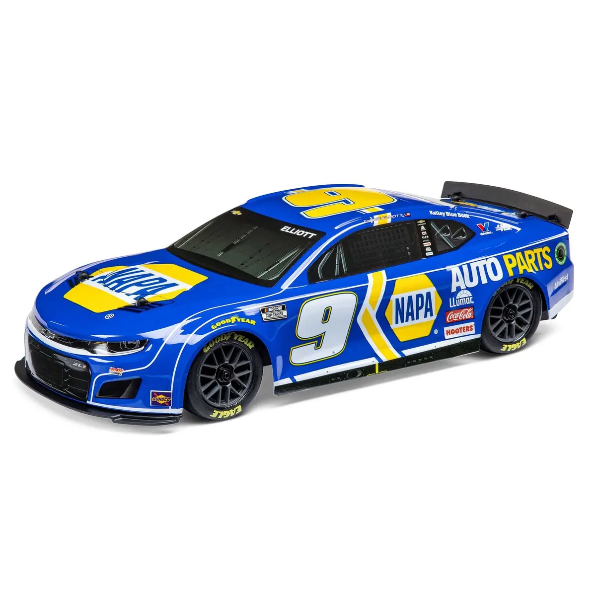 1/12 Losi Nascar Awd Rc Racecar, Chase Elliott No. 9 Napa 2024 Chevrolet Zl1 Camaro 1