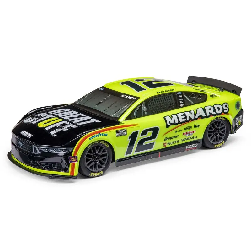 1/12 Losi Nascar Awd Rc Racecar, Ryan Blaney No. 12 Menards 2024 Ford Mustang 1