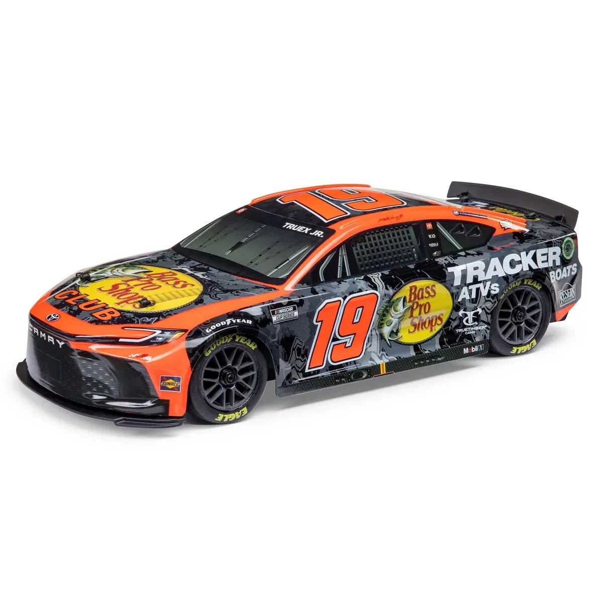 1/12 Losi Nascar Awd Rc Racecar, Martin Truex Jr. No. 19 Bass Pro 2024 Toyota Camry 1