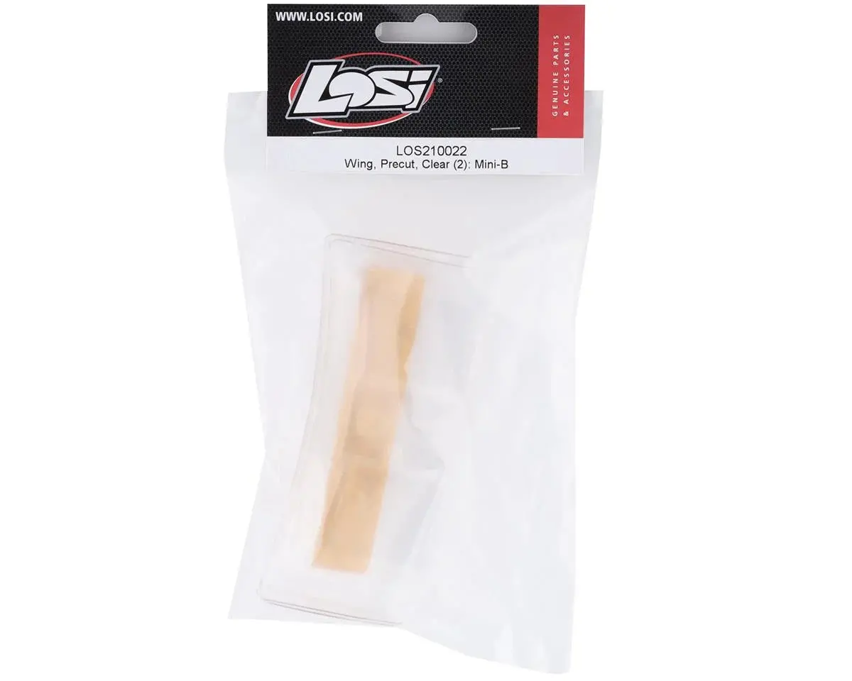 Losi Mini-B Precut Wing (Clear) (2) 1