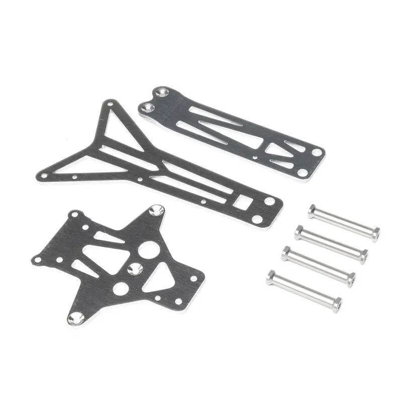 Losi Top Chassis Brace And Standoffs, Front/Rear: Rzr Rey - Los230105 1