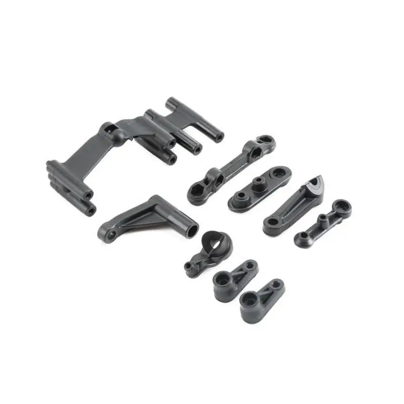 Servo Mount, Steering Servo Set Plastic: Baja Rey (Los231008) 1