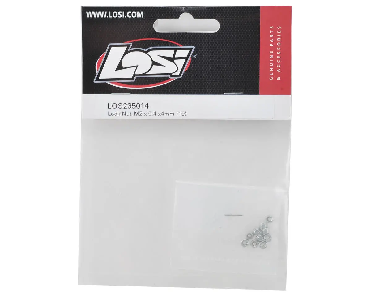 Losi 2X0.4X4mm Lock Nut (10) 1