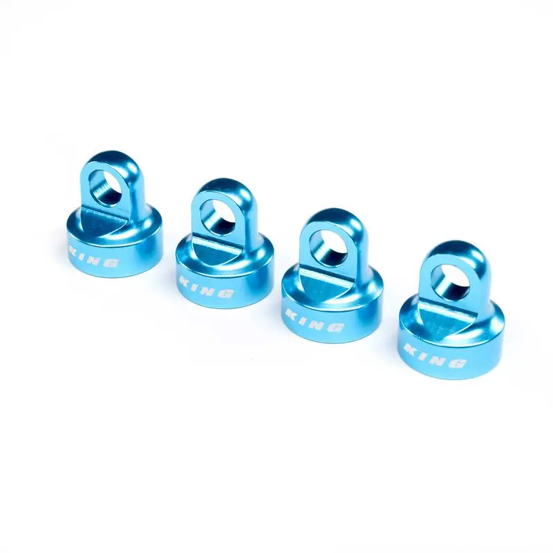 Shock Cap Set  Aluminum  King Blue Sbr 2.0 - Los253031 1