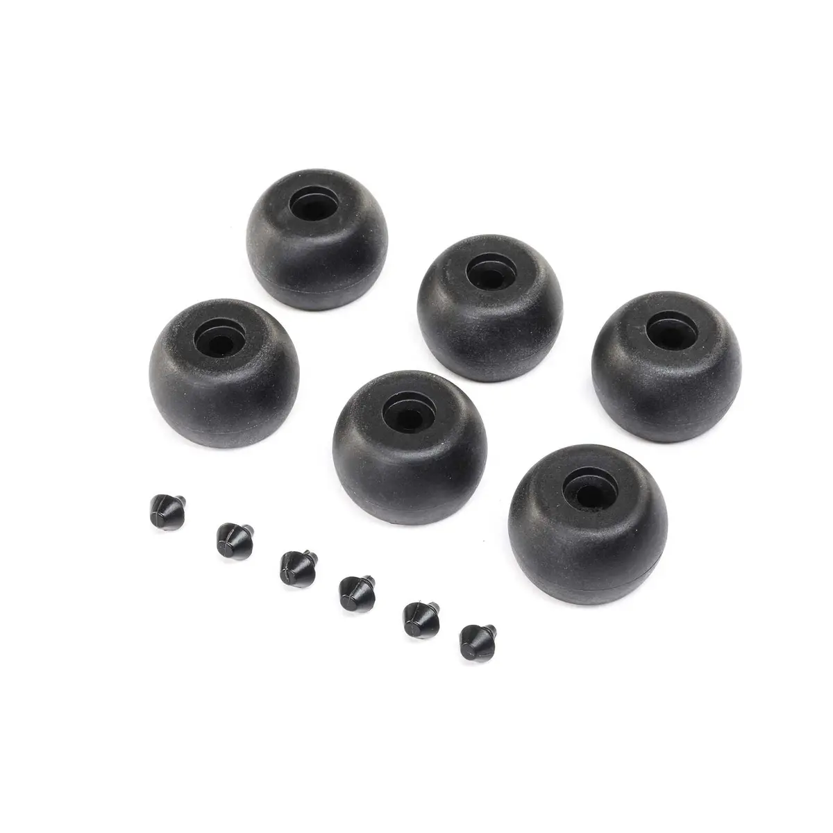Losi Lean Bar Wheels & Stops (6) 1