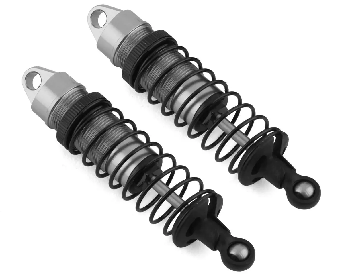 Losi Mini-T 2.0 Aluminum Rear Shock Assembly (Silver) (2) 1