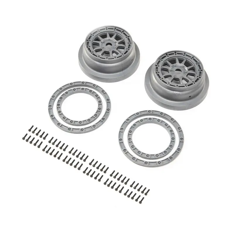 Losi Beadlock Wheel And Ring Set (2): Sbr 2.0 - Los43029 1