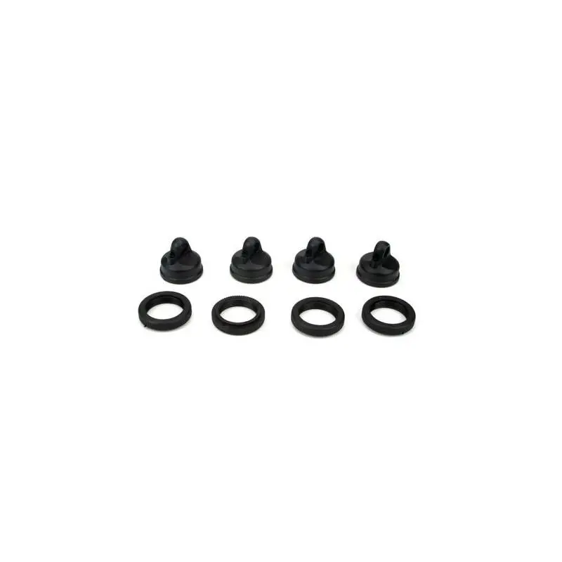 Shock Adjuster Nut & Cap (4): Lst2, Aft, Xxl2 (Losb2815) 1