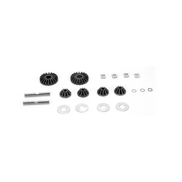 Diff Gear Set W/Hardware: 10-T (Losb3569) 1