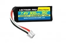 Lectron Pro 7.4V 300Mah 35C Lipo Battery With Umx Connector 1