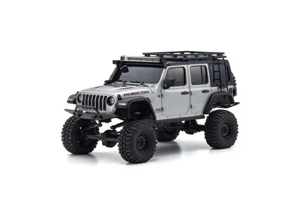 Kyosho Mini-Z 4×4 Series Ready Set Jeepⓡ Wrangler Unlimited Rubicon W/Acc. Billet Silver Metallic 1