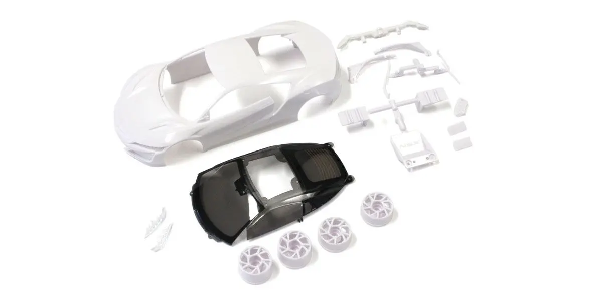 Honda Nsx White Body Set(W/Wheels) 1