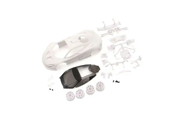 Kyosho Mclaren P1 Gtr White Body Set(W/Wheel) 1