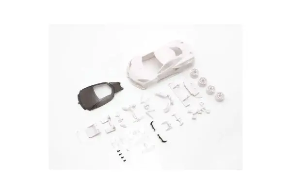 Kyosho Chevrolet® Corvette® C8.R White Body Set(W/Rim For Rwd) 1