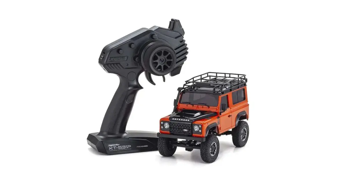 Kyosho Mini-Z 4X4 Defender D90 Adventure Orange/Black 1