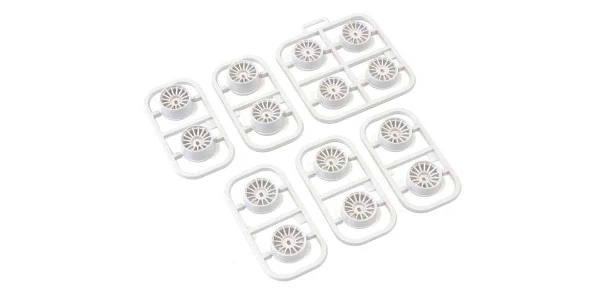 Kyosho Multi Offset Wheel Set(White/Awd/14Pcs.) 1
