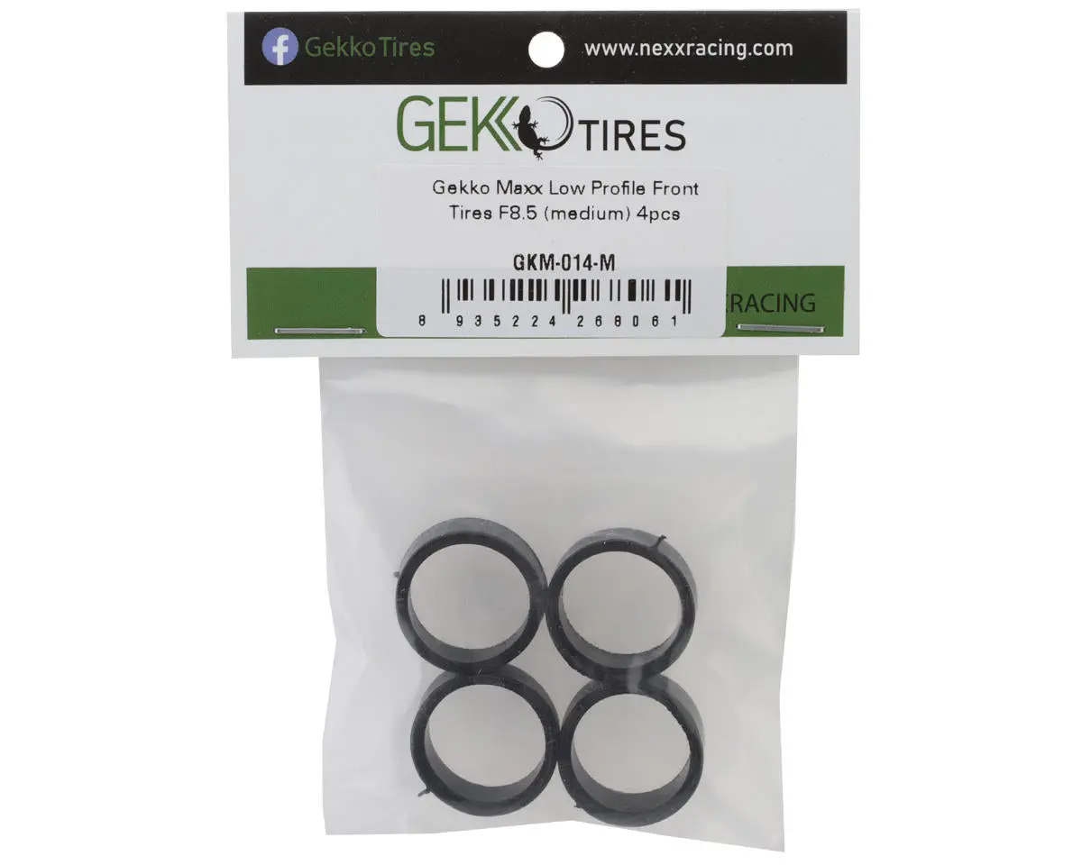 Nexx Racing Gekko Maxx Low Profile Front F8.5 Tires (4) (Medium) 1