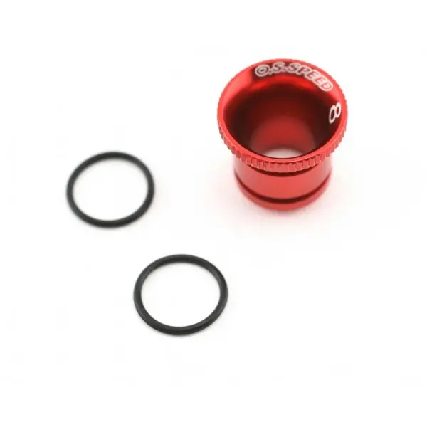 O.S. Carburetor Reducer (8Mm) Red 1