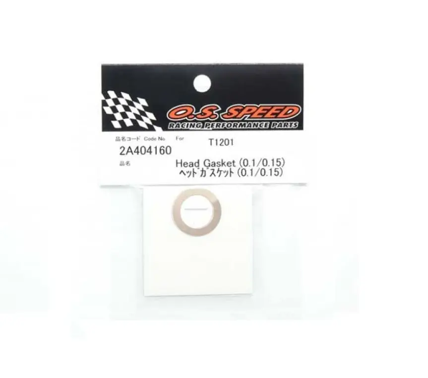 O.S. Head Gasket: 0.1, 0.15, T1201 Speed 1