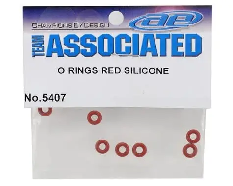 Associated O-Rings, Red Silicone 1