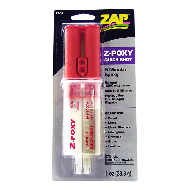 Z-Poxy 5-Minute Quick Shot Epoxy, 1 Oz 1