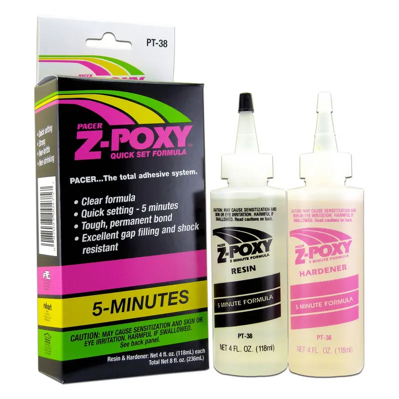 Z-Poxy 5 Minute Epoxy, 8 Oz - Paapt38 1