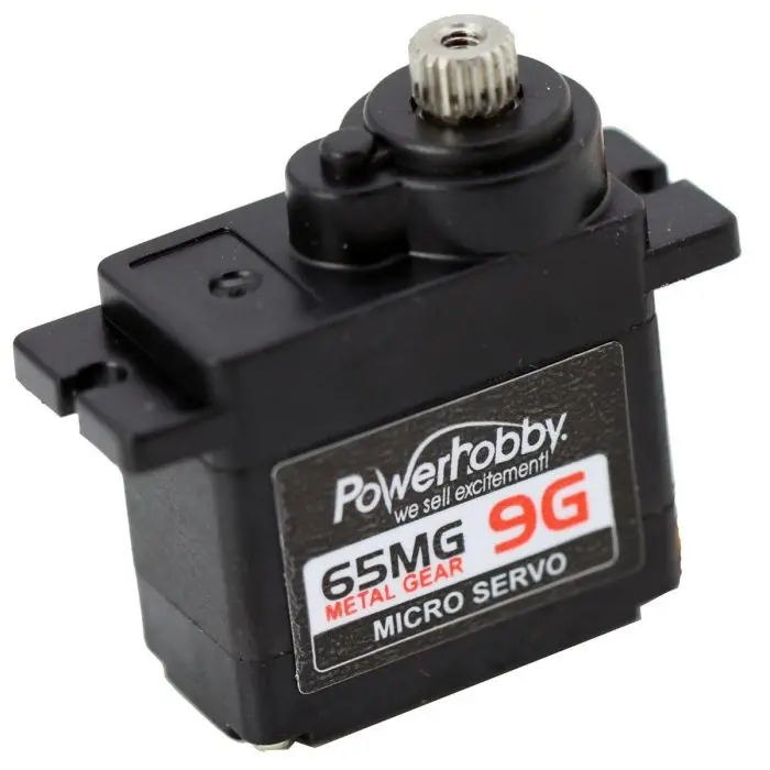 Powerhobby 65Mg Metal Gear Digital 9G Micro Servo 11Sec/30Oz @ 6.0V 2