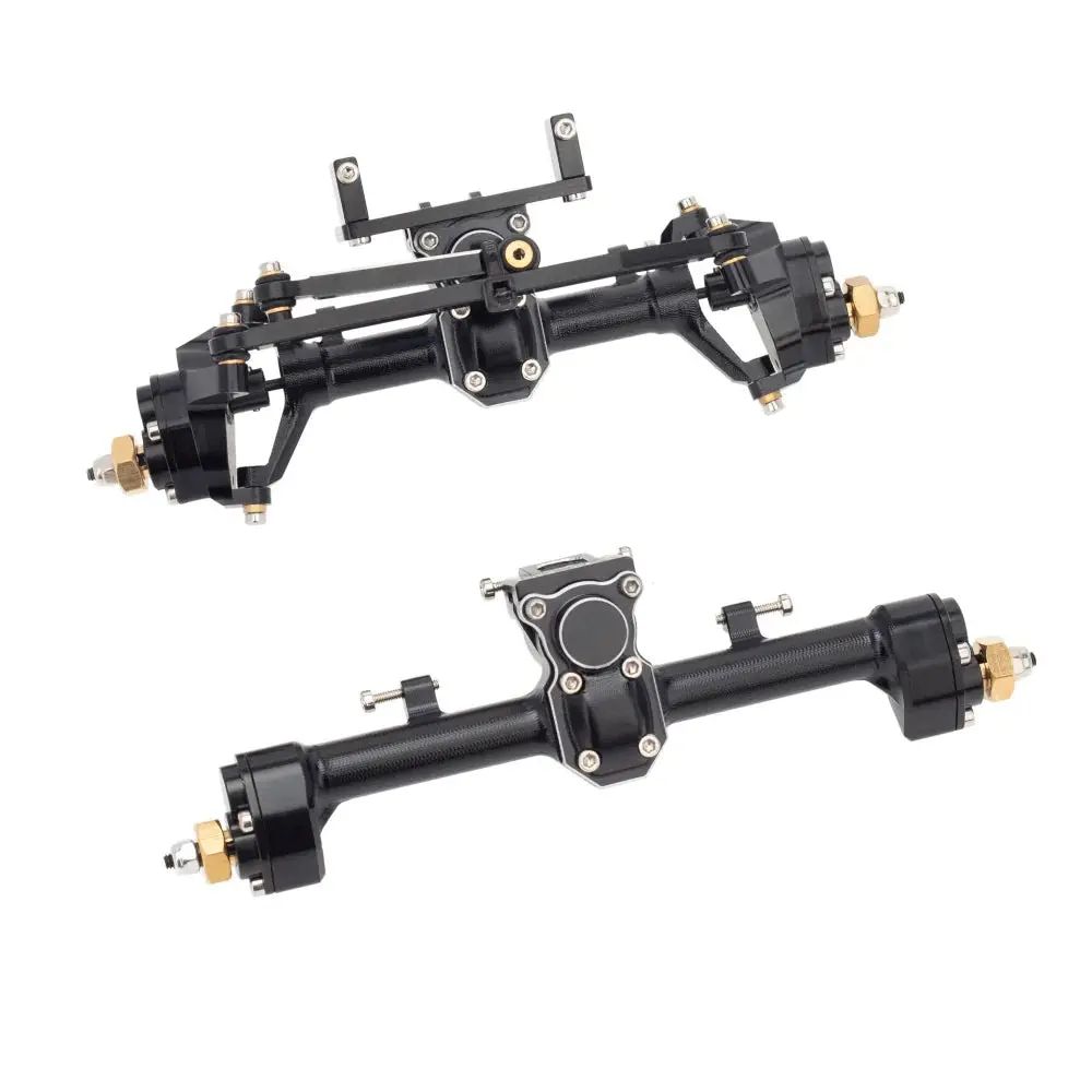 Powerhobby Front And Rear Portal Axles Housing Axial Scx24 C10 Jeep Bronco 1