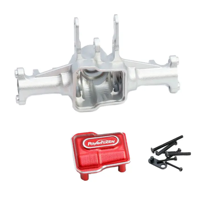 Powerhobby Aluminum Front Axle Housing Silver Traxxas Trx-4M 1