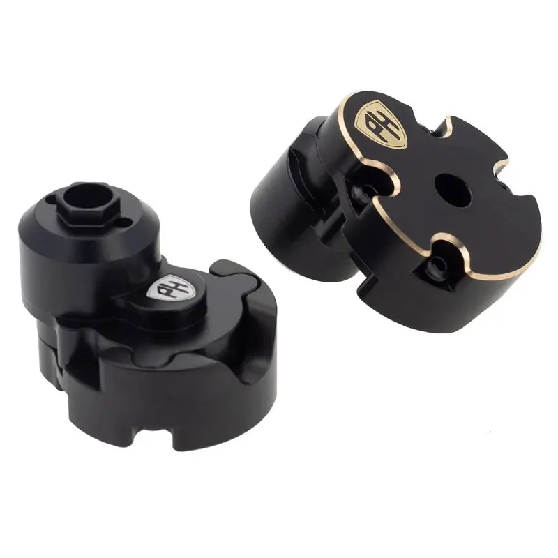 Power Hobby  Aluminum Rear Outer Portal Housing + Brass Counterweight , For 1/18 Redcat Ascent-18 1
