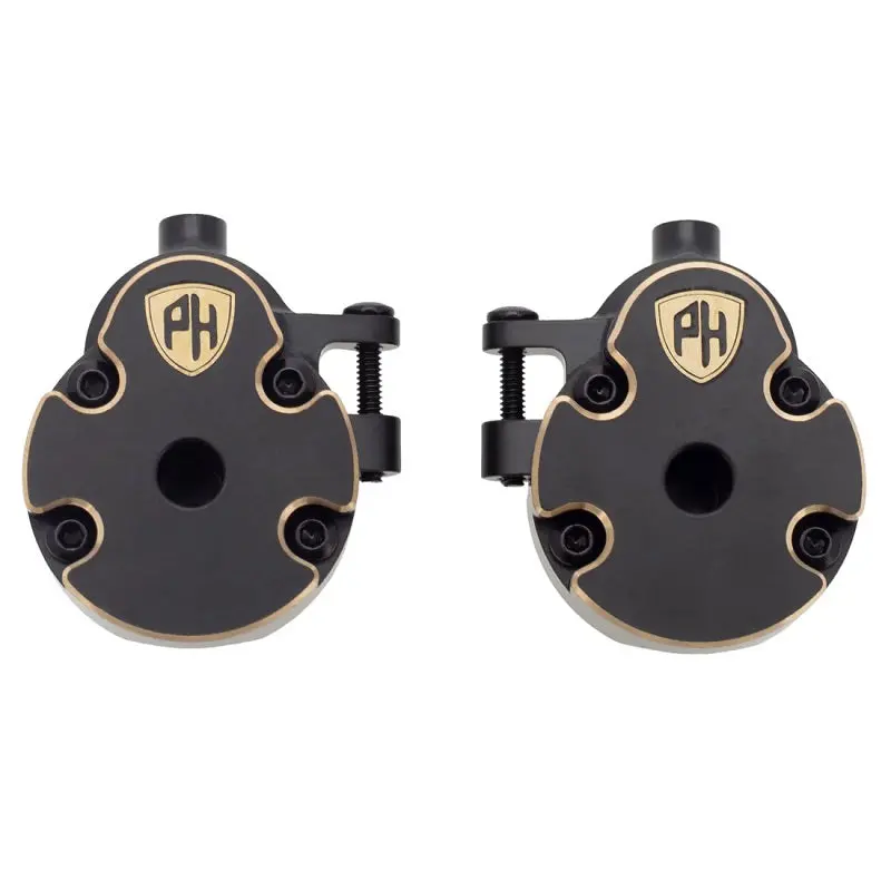 Power Hobby  Brass Front Axle Portal Knuckle + Gear Cover, For Redcat Ascent-18 1