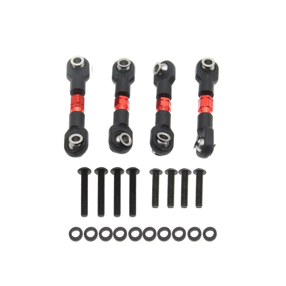 Powerhobby 7075 Aluminum Rod Red For Traxxas 4-Tec Drift 1