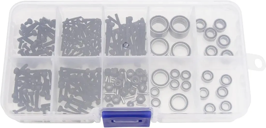 Powerhobby Sealed Bearing Kit + Screws 1/18 Redcat Ascent-18 1