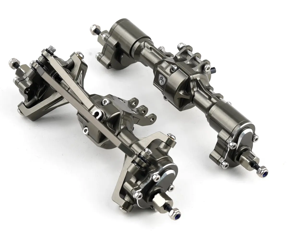 Powerhobby Aluminum Front And Rear Portal Axles +8Mm Redcat Ascent-18 1
