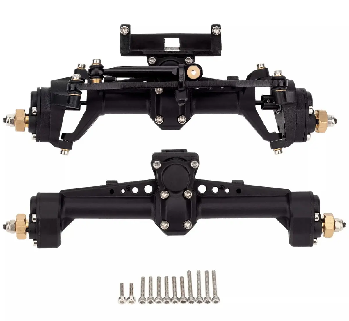 Powerhobby Axial Scx24 Front Rear Portal Axle Jeep C10 Bronco Deadbolt Crawler 1