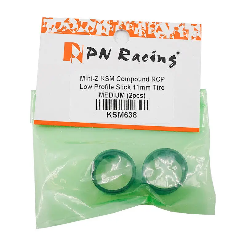 Pn Racing Ks-M Compound Low Profile Slick 11Mm Tire Medium (Ksm638) 1