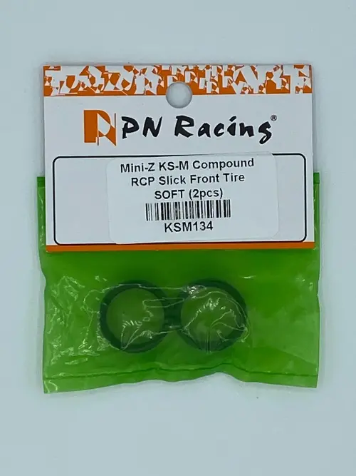 Pn Racing Mini-Z Ks-M Compound Slick 8.5Mm Tire Soft (Ksm134) 1