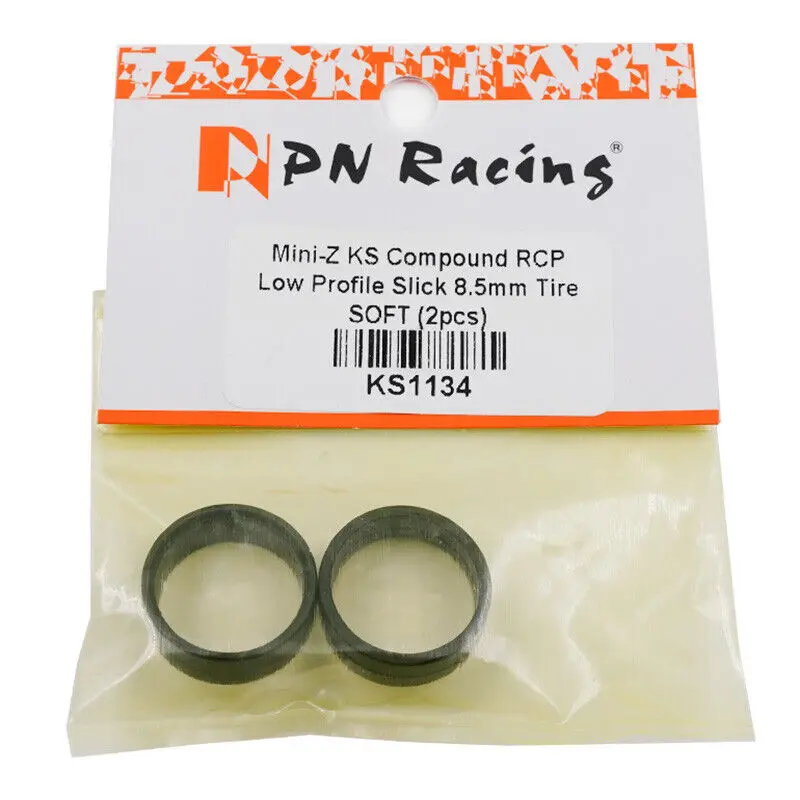 Pn Racing Mini-Z Ks Compound Low Profile Slick 8.5Mm Tire Soft (Ks1134) 1