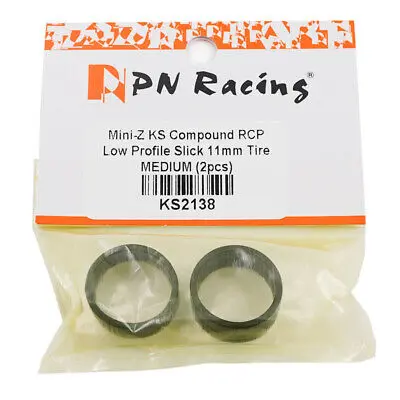 Pn Racing Mini-Z Ks Compound Low Profile Slick 11Mm Tire Medium (Ks2138) 1